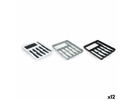 Organizer na Sztućce polipropylen 32,5 x 4,5 x 40,5 cm (12 Sztuk)