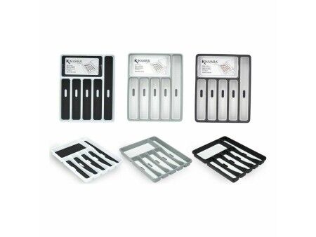 Organizer na Sztućce polipropylen 32,5 x 4,5 x 40,5 cm (12 Sztuk)