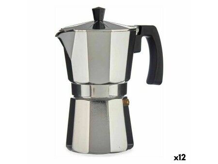 Włoska Kafeterka Kinvara A11RA-600 Srebrzysty Aluminium 300 ml (12 Sztuk)