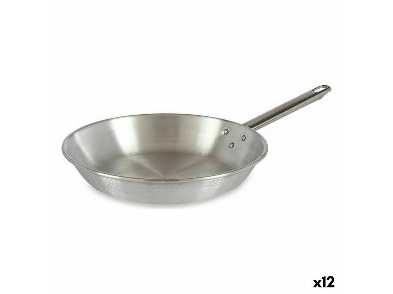 Patelnia Kinvara 100124 Srebrzysty Aluminium Ø 26 cm (12 Sztuk)