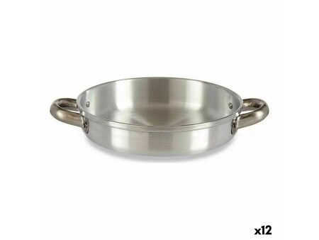 Patelnia Kinvara 100112 Srebrzysty Aluminium Ø 20 cm (12 Sztuk)