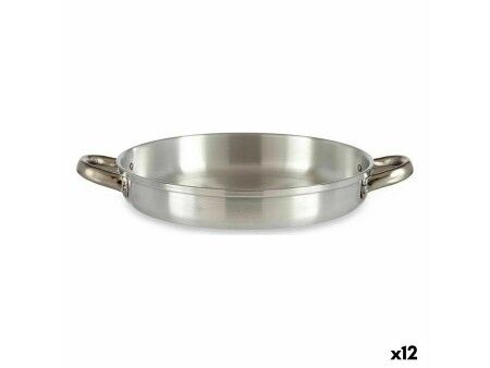 Patelnia Kinvara 100115 Srebrzysty Aluminium (12 Sztuk)