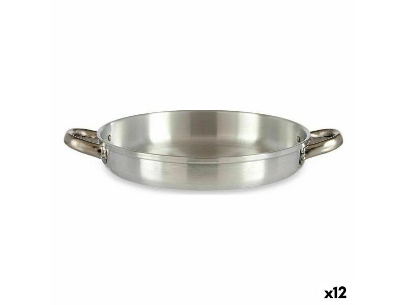 Patelnia Kinvara 100115 Srebrzysty Aluminium (12 Sztuk)