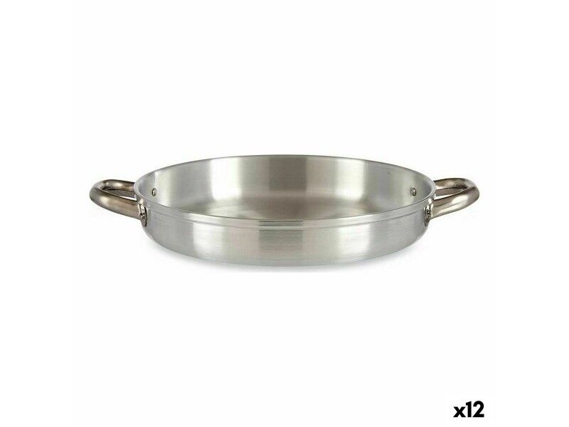 Patelnia Kinvara 100116 Srebrzysty Aluminium (12 Sztuk)