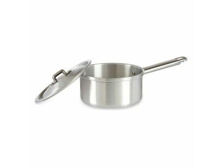 Garnek z Pokrywką Kinvara 100018 Srebrzysty Aluminium Ø 14 cm 1 L (10 Sztuk)
