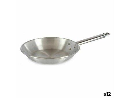 Patelnia Kinvara 100121 Srebrzysty Aluminium Ø 20 cm (12 Sztuk)