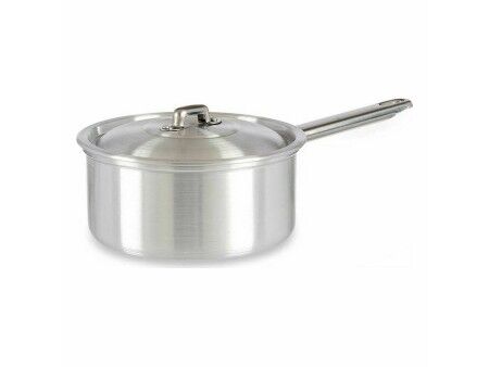 Garnek z Pokrywką Kinvara 100019 Srebrzysty Aluminium Ø 16 cm 1,5 L (10 Sztuk)