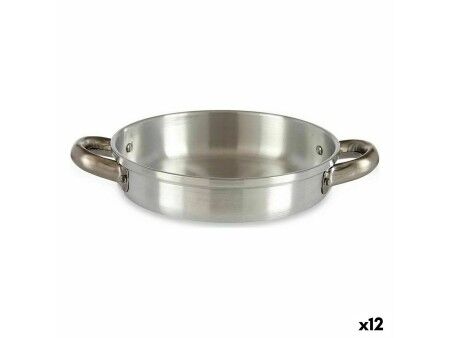 Patelnia Kinvara 100111 Srebrzysty Aluminium (12 Sztuk)