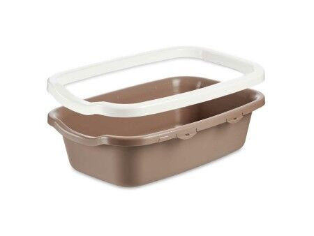 Kuweta dla Kotów Mascow 87893 Biały Beżowy Plastikowy 38 x 16 x 58,5 cm (11 Sztuk)