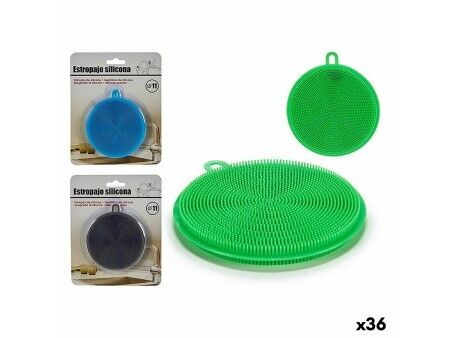 Zmywak Kuchenny Silikon 12,5 x 1,2 x 11 cm (36 Sztuk)