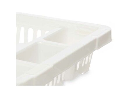 Ociekacz do Naczyń Kinvara 2601407-2 Biały Plastikowy 42,5 x 7 x 29,5 cm (24 Sztuk)