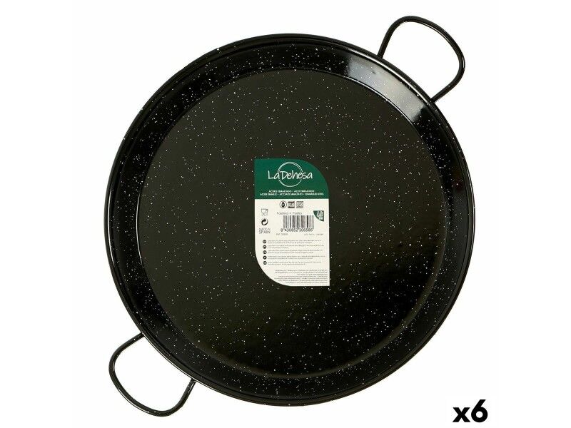 Garnek Ø 38 cm Stal emaliowana (6 Sztuk)