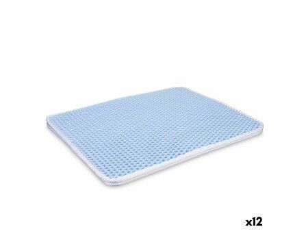 Mata do kociej kuwety Niebieski 50 x 40 x 1,5 cm (12 Sztuk)