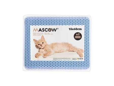 Mata do kociej kuwety Niebieski 60 x 45 x 1,5 cm (12 Sztuk)