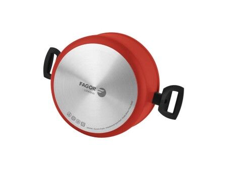 Garnek FAGOR Czerwony Aluminium (Ø 24 cm)