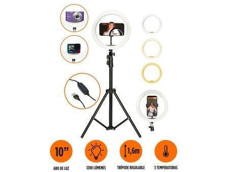 Lampa Pierścieniowa do Selfie KSIX 10W