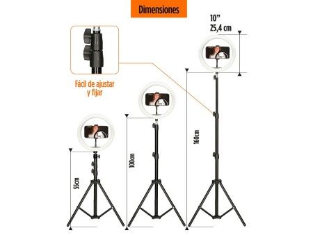 Lampa Pierścieniowa do Selfie KSIX 10W