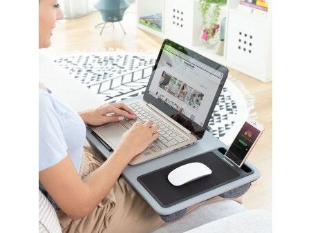 Przenośny Stolik na Laptopa z Poduszką XL Deskion InnovaGoods