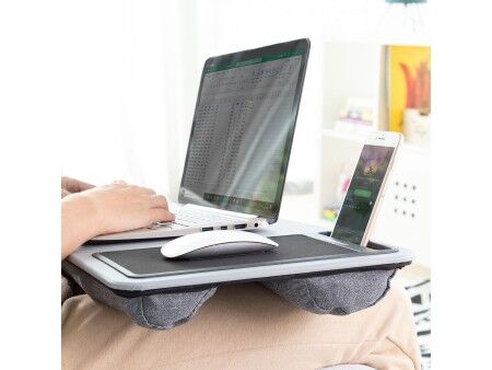 Przenośny Stolik na Laptopa z Poduszką XL Deskion InnovaGoods