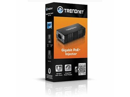 Iniektor PoE Trendnet TPE-115GI            Czarny