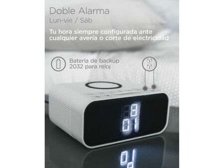 Zegar z Radiem KSIX   10W