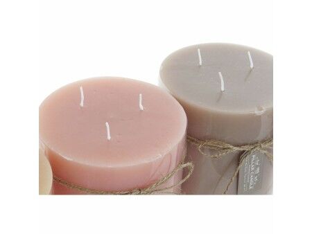 Świeca DKD Home Decor (3 pcs) (12 x 12 x 12 cm)