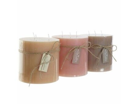Świeca DKD Home Decor (3 pcs) (12 x 12 x 12 cm)