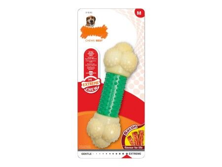 Gryzak dla psa Nylabone Extreme Chew Double Action Bacon Mięta 2 w 1 Gumowy Rozmiar XL Nylon