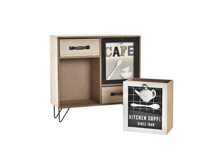 Urządzenie kuchenne DKD Home Decor Brązowy Czarny Kolor Zielony 30 x 10 x 29 cm Kuchnia
