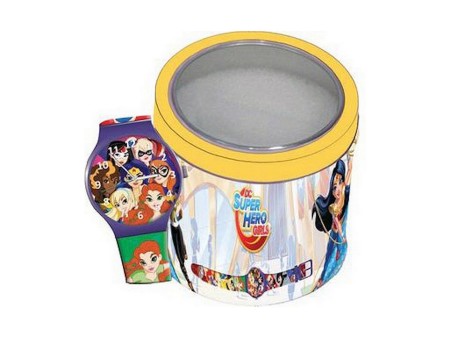 Zegarek Dziecięcy SUPER HERO GIRLS - TIN BOX ***SPECIAL PRICE*** (Ø 33 mm)
