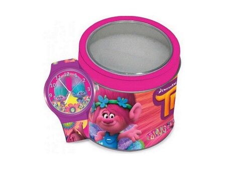 Zegarek Dziecięcy Trolls TROLLS - TIN BOX (Ø 33 mm)