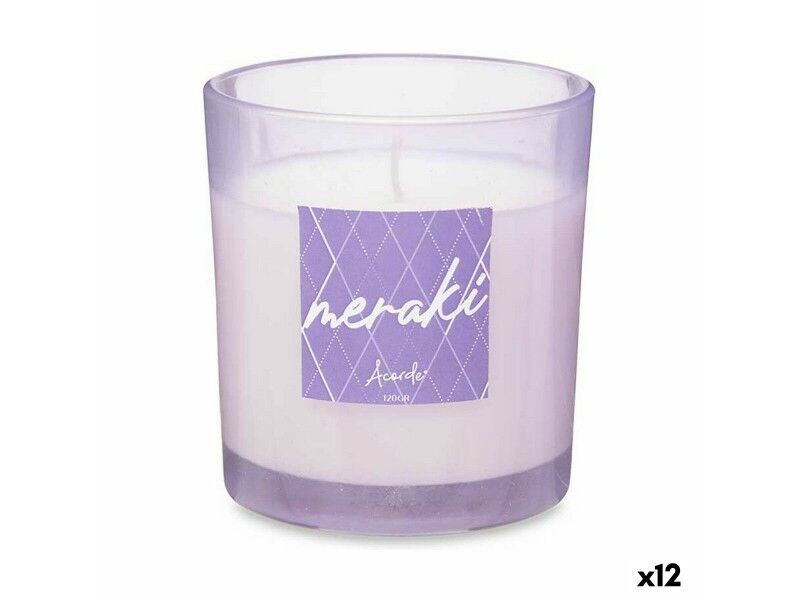 Świeczka Zapachowa Acorde 86487 Fiolet 120 g (12 Sztuk)