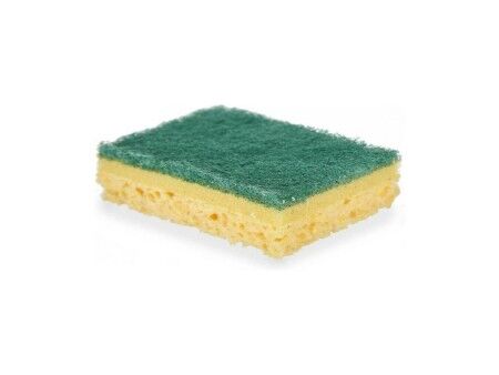Zestaw czyścików Włókno ścierne Żółty Kolor Zielony Celulóza 9 x 5,5 x 2,5 cm (14 Sztuk)