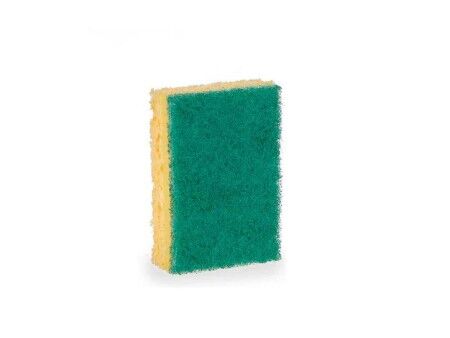 Zestaw czyścików Włókno ścierne Żółty Kolor Zielony Celulóza 9 x 5,5 x 2,5 cm (14 Sztuk)