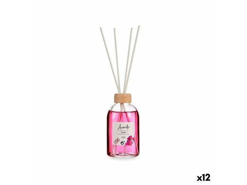 Odświeżacz pachnące patyczki Acorde 83667 Storczyk 100 ml (12 Sztuk)