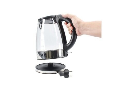 Czajnik TM Electron 1,7 L Szkło Szkło borokrzemowe