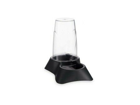 Karmnik dla Zwierząt Przezroczysty Antracyt polipropylen 650 ml 12,5 x 18 x 19 cm