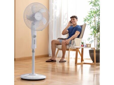 Wentylator stołowy InnovaGoods Freshinn Biały 45 W