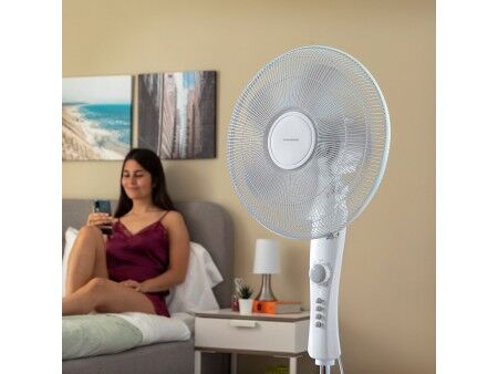 Wentylator stołowy InnovaGoods Freshinn Biały 45 W