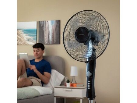 Wentylator stołowy InnovaGoods Breezinn Czarny 45 W