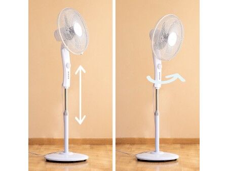 Wentylator stołowy InnovaGoods Freshinn Biały 45 W