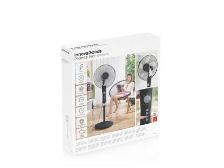Wentylator stołowy InnovaGoods Breezinn Czarny 45 W