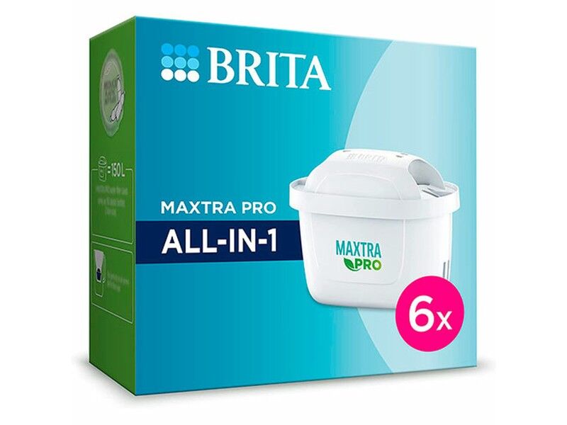 Filtr do Dzbanka Filtrującego Brita Pro All in 1 6 Sztuk