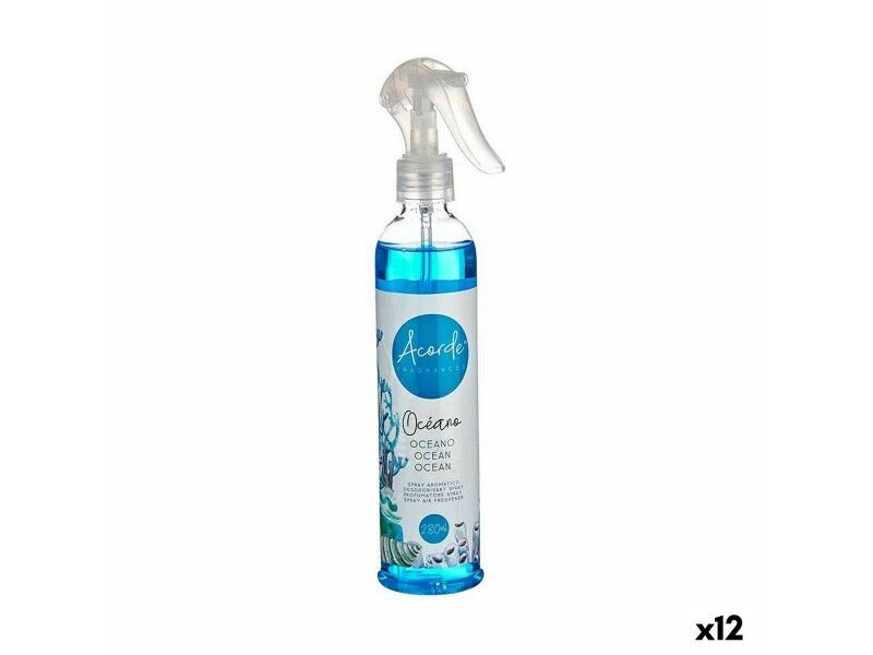 Odświeżacz Powietrza w Sprayu Acorde AR1810534 Oceaniczny 280 ml (12 Sztuk)