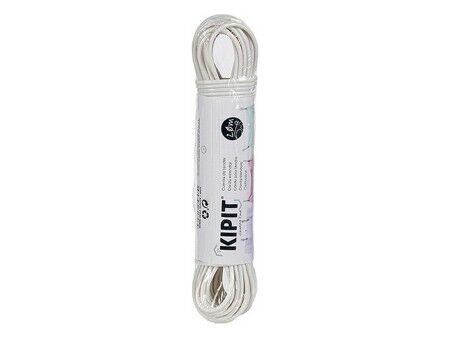 Linka do Prania Kipit HH023B(S/C) Biały PVC 20 m (12 Sztuk)
