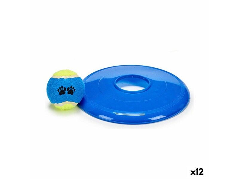 Zestaw Zabawek dla Psa Piłka Frisbee Gumowy polipropylen (12 Sztuk)
