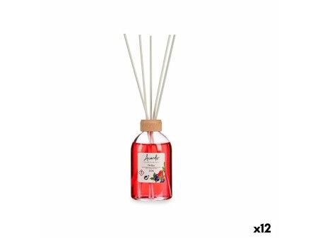Odświeżacz pachnące patyczki Acorde 83658 Czerwone jagody 100 ml (12 Sztuk)