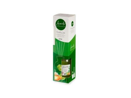 Odświeżacz pachnące patyczki Acorde 83661 Limonka Zielona Herbata 100 ml (12 Sztuk)