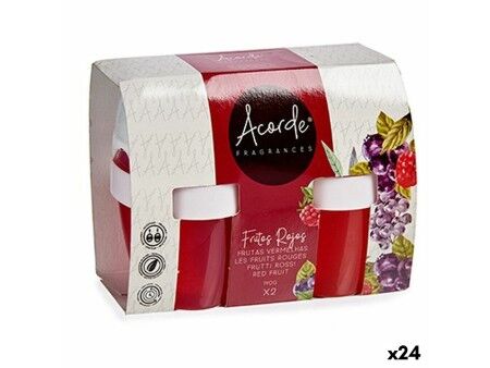 Zestaw odświeżaczy powietrza Acorde 1165-FRUTOS RO Czerwone jagody Żel (24 Sztuk)