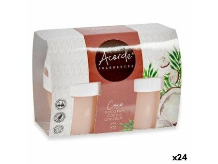Zestaw odświeżaczy powietrza Acorde 1165-COCO Kokos Żel (24 Sztuk)
